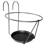 Porte pot soucoupe gris � 20 / 22 cm