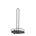 Porteur essuie - tout finna en mtal noir edelman hollande -  15 x 28 cm
