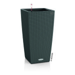 Pot 30cm cubico cottage kit complet d. 30x h56 cm lechuza