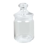Pot bonbonnire coloris transparent en verre ah table - 0, 28 l