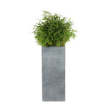 Pot carr� haut stream s / 3 anthracite h. 90 cm