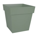Pot carr vert laurier eda toscane - 39 x 39 x 39 cm