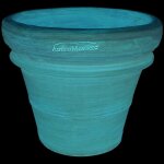 Pot � double bord coloris terre claire anticomestiere toscane - � 35 x h 30 cm