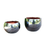 Pot gris gamme le lisère Ø 25 cm Pot gris gamme le lisère Ø 25 cm