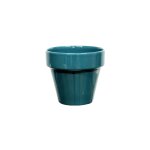 Pot horticole émaillé de 0, 4 l coloris bleu Ø 10 x h 8, 5 cm Pot horticole émaillé de 0, 4 l coloris bleu Ø 10 x h 8, 5 cm