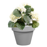 Pot horticole �maill� gris � 19 cm
