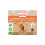 Pots de l�gumes et p�tes bolognaises et b?uf babybio 2 x 200 g