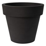 Pot en plastique coloris noir perle euro3plast ikon - Ø 70 cm Pot en plastique coloris noir perle euro3plast ikon - Ø 70 cm