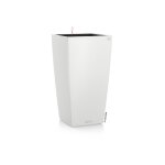 Pot  rserve d'eau blanc lechuza cubico color kit complet - 22 x 22 x 41 cm