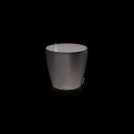 Pot  rserve d eau en plastique beige lechuza classico color 70 kit complet.
