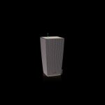 Pot  rserve d eau en plastique beige lechuza cubico cottage 30 kit complet.