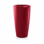 Pot � r�serve d'eau rondo rouge scarlet �. 32 x h. 56 cm