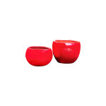 Pot rouge gamme le lisère Ø 25 cm Pot rouge gamme le lisère Ø 25 cm