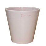 Pot en terre cuite maille blanc poterie goicoechea petit cuvier haut -  10 x h 10