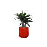 Pot en terre émaillée rouge soleil couchant les poteries d albi saintrop - Ø 23 x h 2 Pot en terre émaillée rouge soleil couchant les poteries d albi saintrop - Ø 23 x h 2