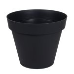 Pot toscane gris anthracite �. 20 x h. 17 cm