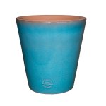 Pot vaso aguamarina grand modèle de 8 l coloris bleu Ø 27 x h 27 cm Pot vaso aguamarina grand modèle de 8 l coloris bleu Ø 27 x h 27 cm