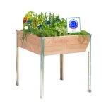 Potager carr� en bois sur pieds mon petit potager gamme design petit mod�le - 65 x 60
