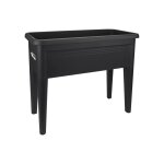 Potager sur pieds green basics elho coloris living noir 56 l - 75, 5 x 36, 5 x 65 cm