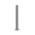 Poteau  3 encoches pour panneau de verre en aluminium 50x50x108 cm