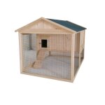 Poulailler cassie de 1, 5 m en bois avec enclos