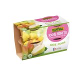Pure de fruits 100% poire bio - 4 x 100g