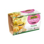 Pure de fruits 100% pomme bio - 4 x 100g