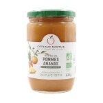 Pur�e de pommes ananas bio c�teaux nantais - 630 g