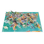 Puzzle ducatif 200 pices les dinosaures ds 6 ans