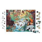 Puzzle les empreintes des animaux janod - 65 x 50 cm Puzzle les empreintes des animaux janod - 65 x 50 cm