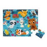 Puzzle tactile animaux de la for�t 2 � 4 ans