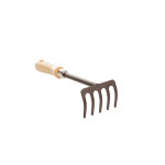 Rteau  5 dents de couleur marron