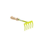 Rteau  5 dents vert anis