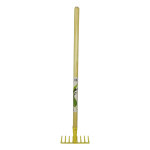 Rteau en mtal jaune pour enfant 65 cm