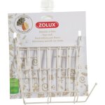 Rtelier  foin en mtal pour les petits mammifres coloris beige zolux 19, 5 x 3, 5