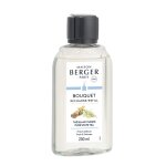 Recharge bouquet parfum� coloris transparent senteur th� blanc lampe berger - 200 ml