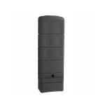 Récupérateur à eau déco 300 l anthracite 60 x 34 x h 183 cm Récupérateur à eau déco 300 l anthracite 60 x 34 x h 183 cm