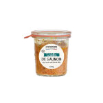 Rillettes bio de saumon au citron en bocal conserverie saveurs - 100 g
