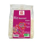 Riz long basmati blanc bio en sachet de 500 g