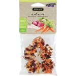 Rondelles bois mix pour les rongeurs coloris orange eden zolux 40 g