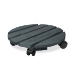 Roule - plante rond en bois gris anthracite louis moulin basics - � 37, 5 cm