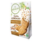 Sablés céréales graines de chia et lin bio - 200 g Sablés céréales graines de chia et lin bio - 200 g