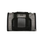 Sac de transport détente pour chien coloris gris en nylon wouapy 40 x 24 x 26 cm Sac de transport détente pour chien coloris gris en nylon wouapy 40 x 24 x 26 cm