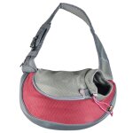 Sac de transport pour petit chien et chat coloris bordeaux en nylon europet sarah cra
