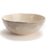 Saladier en grs lily rose petit modle -  25 x 9, 5 cm