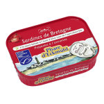 Sardines eckmuhl  l huile d olive et tomate bio en boite de 135 g