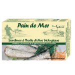 Sardines  l huile d olive biologique pain de mer - 120 g