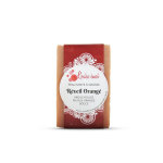Savon solide  rveil orang  argile rouge et orange douce - 100g
