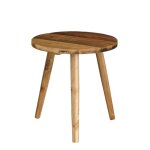 Sellette coloris marron en bois recycl bold -  33 cm