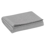 Serviette de toilette bora gris perle 100x50 cm